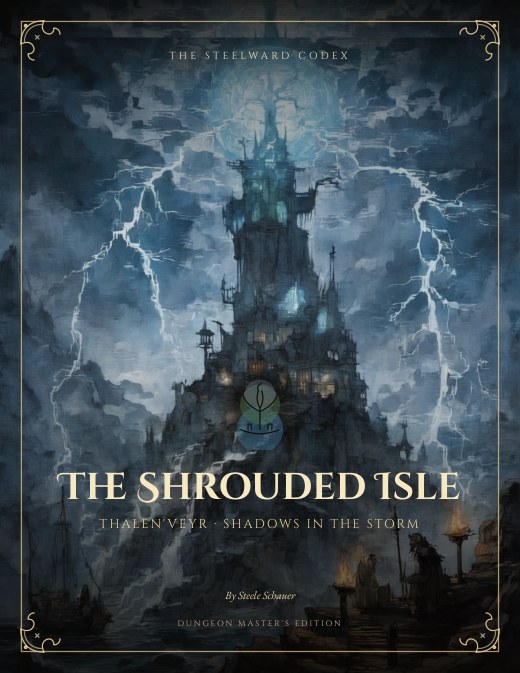 Cover of The Shrouded Isle — DM Edition