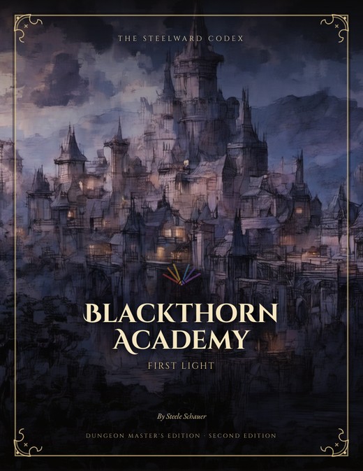 Cover of Blackthorn Academy: First Light — DM Edition